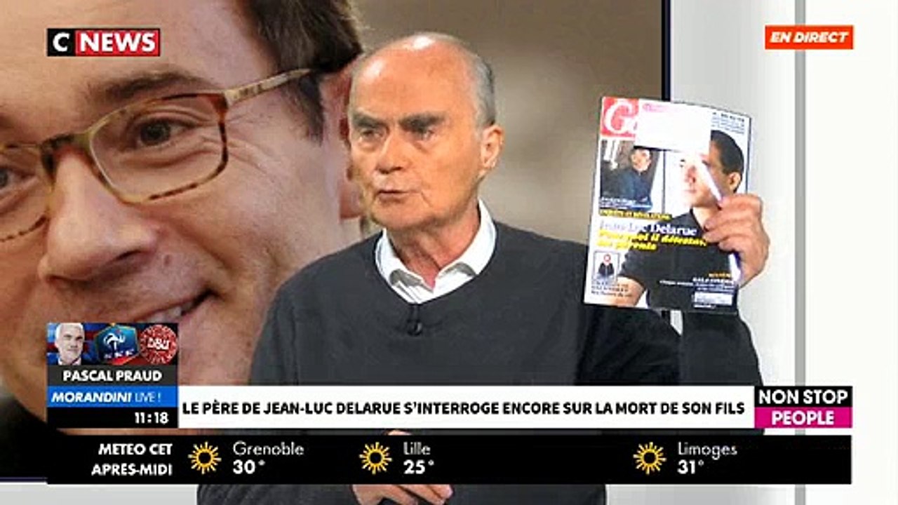 Jean-Claude Delarue se confie sur le plateau de "Morandini Live" sur CNews et Non Stop People - VIDEO
