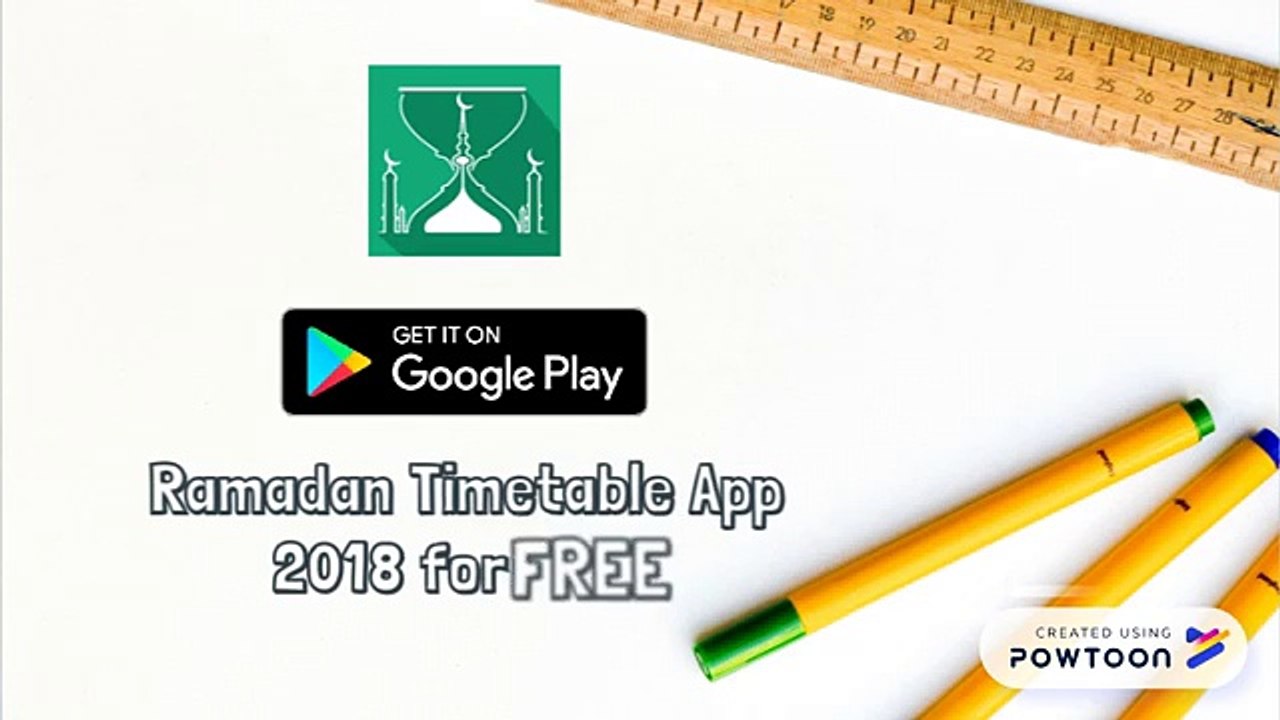 Ramadan Timetable App 2018 for FREE
