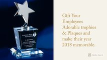 Buy Best economical acrylic trophies | Corporate gifting