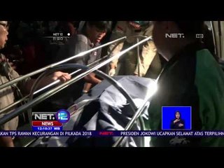 Jalanan Licin, Pasutri Tertabak Bus Karyawan - NET 12