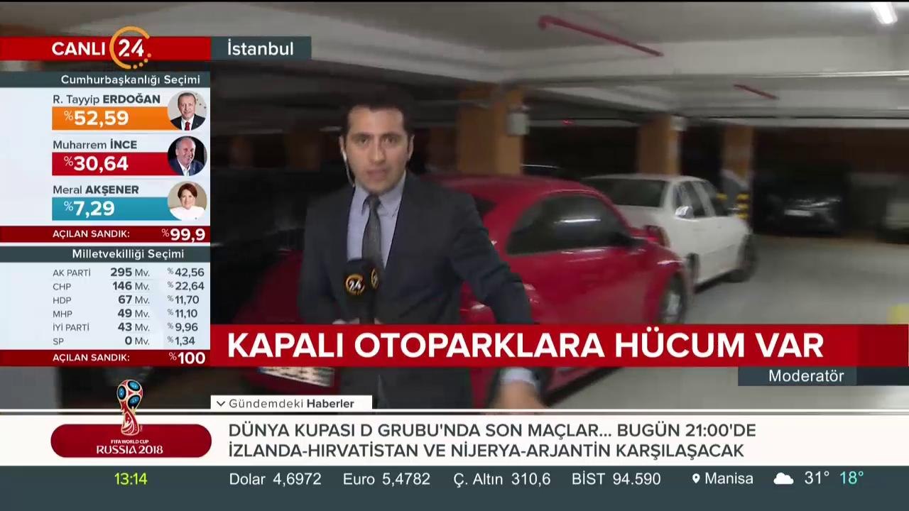 Kapalı otoparklar doldu