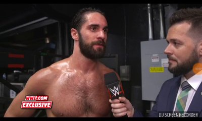 Seth Rollins Backstage Exclusive Raw 25 June 2018. K