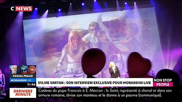 Découvrez l'interview intégrale de Sylvie Vartan donnée ce matin en exclusivité dans Morandini Live sur CNews et Non Stop People