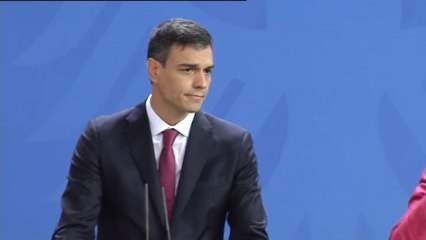 Sánchez: "Lo que representó el referéndum del 1 de octubre creo que es una página que hay que pasar"