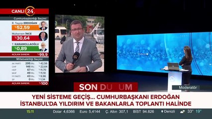 Cumhurbaşkanı Erdoğan yeni sistem için toplantı yapıyor