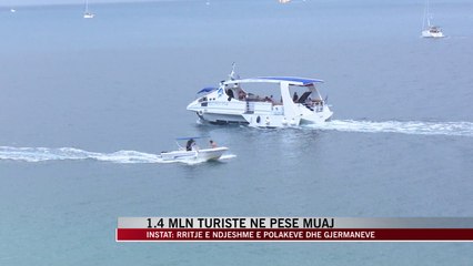 1.4 milionë turistë në pesë muaj në Shqipëri - News, Lajme - Vizion Plus