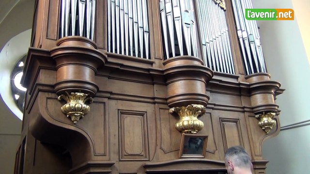 Dans les orgues de l'église Saint-Victor de Glons