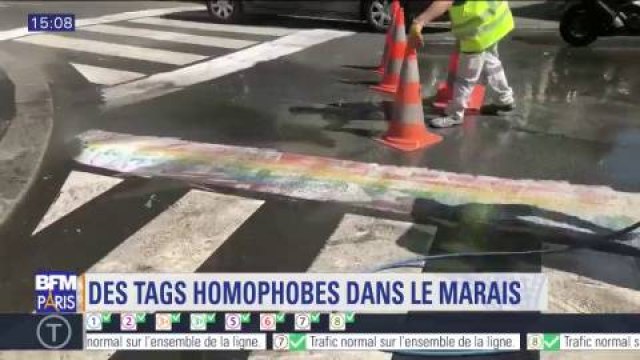 Tags homophobes dans le Marais: C'est gratuit et ça pourrit la vie , témoigne un habitant du quartier