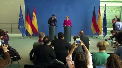 Merkel - Sanchez görüşmesi - BERLİN