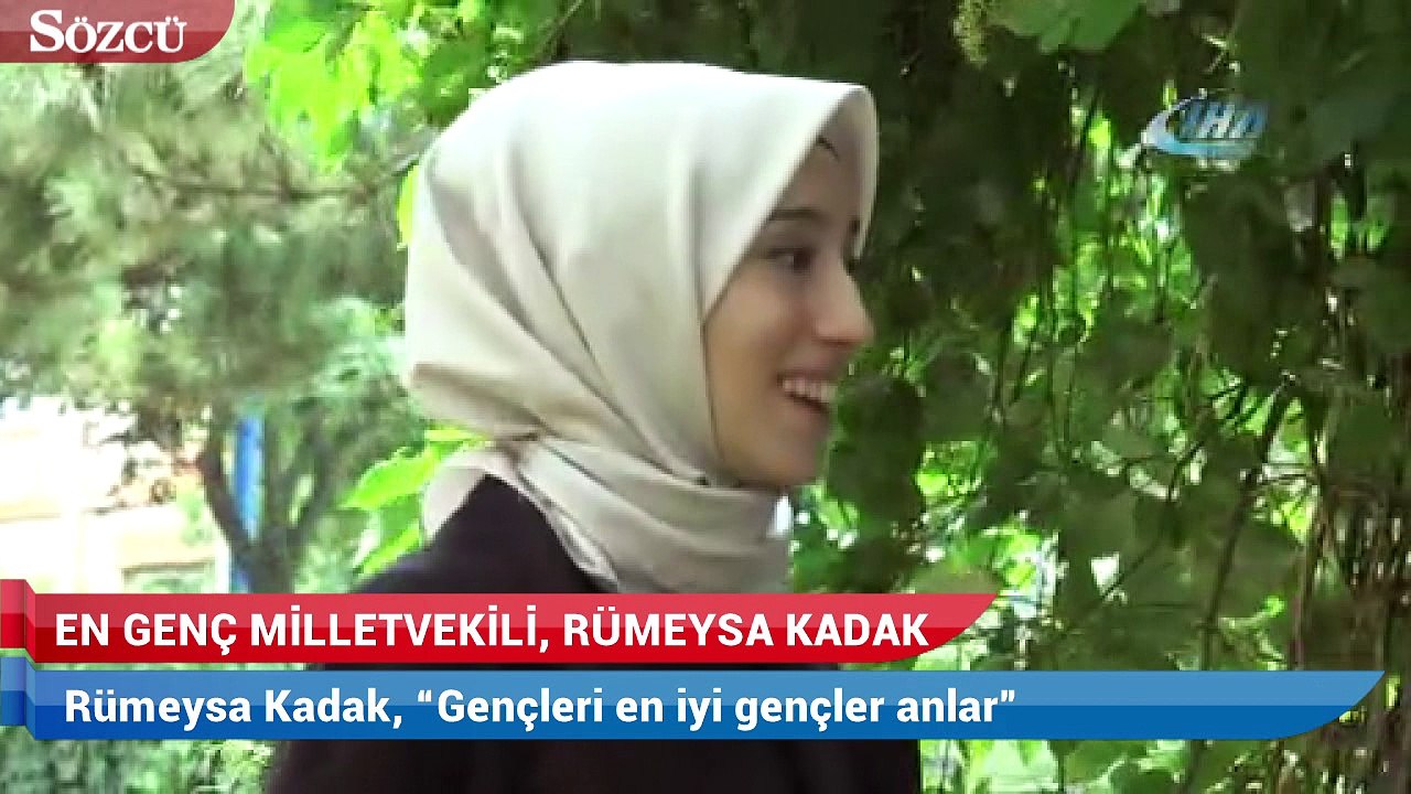 En Genç milletvekili Rümeysa Kadak