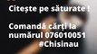 Cei din #Chișinău pot solicita cărti prin mesaj privat sau direct la numărul 07600051