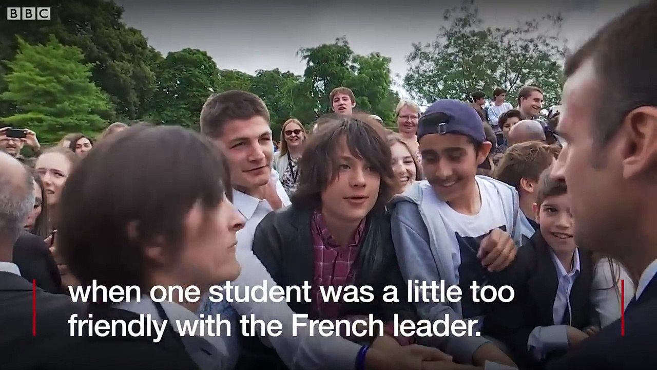 Macron tells teen to call him 'Mr President' - BBC News