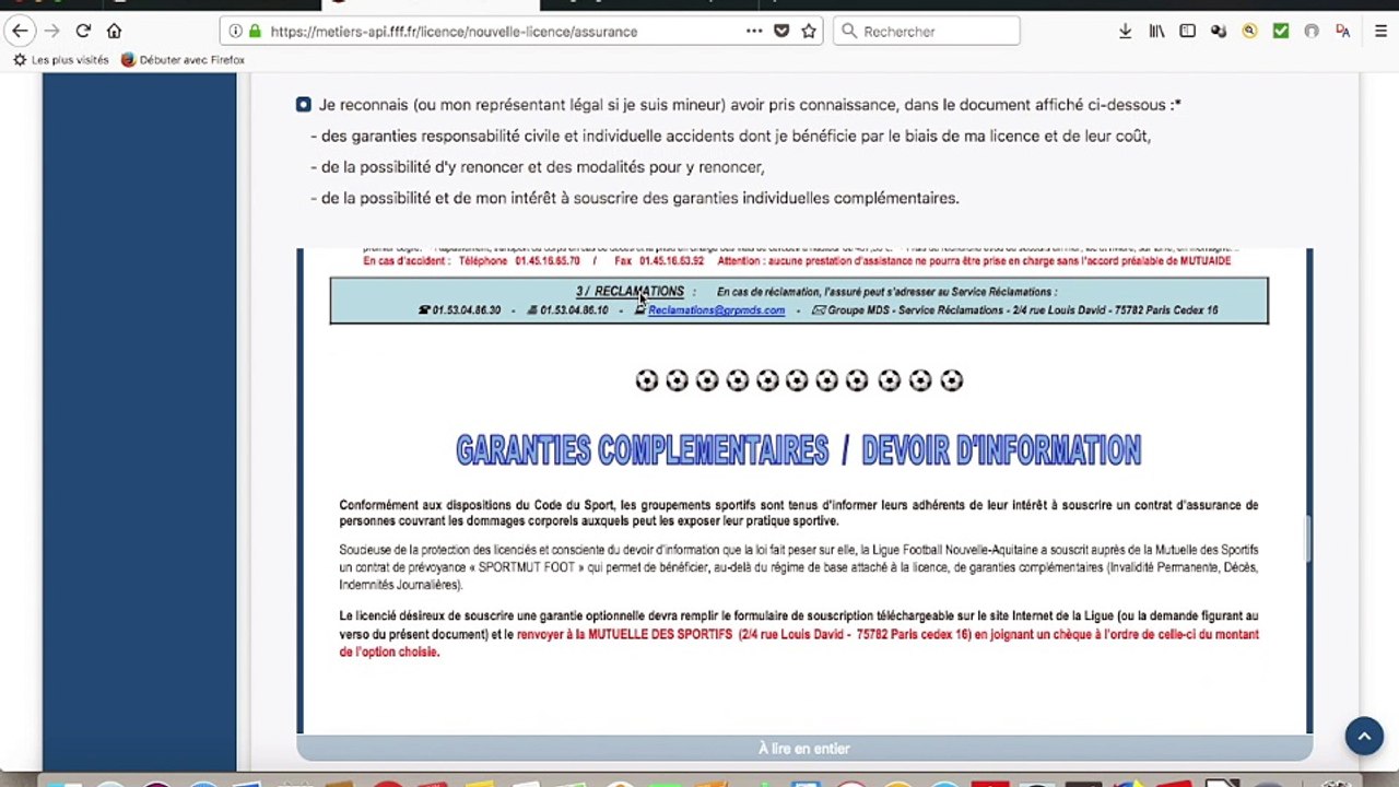 Tuto licence dématérialisée