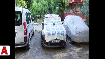 Doluya karşı battaniye ve kartonlu önlem