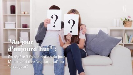 Ces petites fautes d'orthographe qui sèment le doute ...