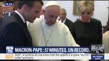Les images de la rencontre entre Emmanuel Macron et le pape François