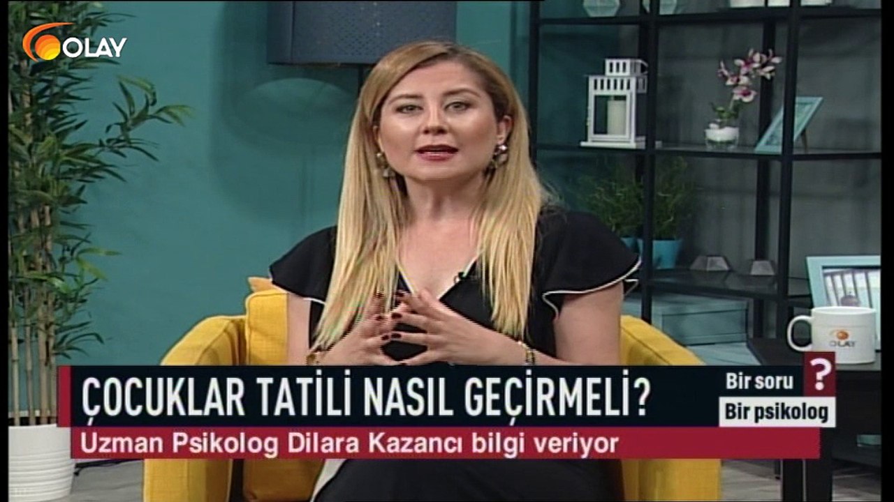 Bir Soru Bir Psikolog - Çocuklar tatili nasıl geçirmeli ?