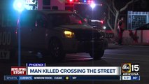 Man killed crossing the street in Arcadia neighborhood