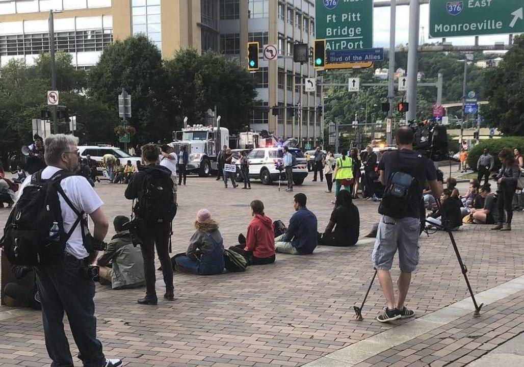 Antwon Rose Demonstrators Ask 'Three Shots in the Back, How Do You Justify That?'