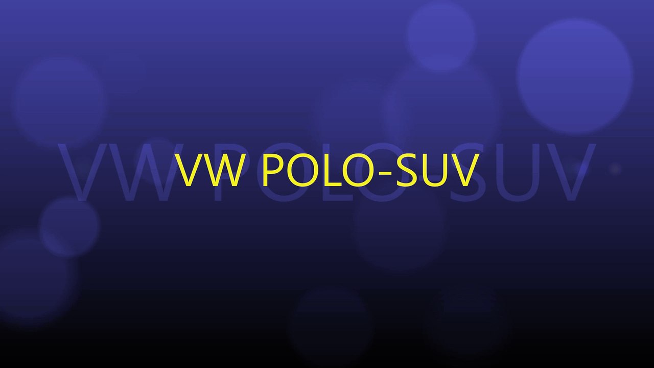 2019 VW POLO-SUV