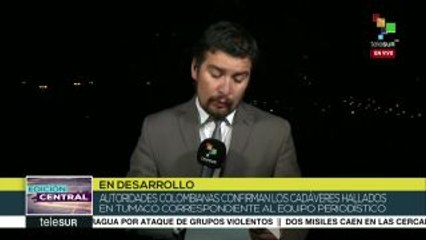 Cuerpos hallados en Colombia son de periodistas ecuatorianos