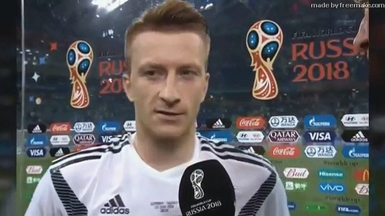 Marco Reus überwältigt im Interview nach Kroos Traumtor zum Sieg in letzter Minute DFB 2-1 Schweden