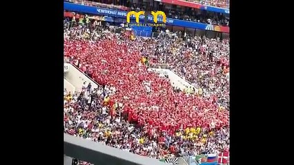 Denmark vs France 0- 0 - Highlights Half Time - World Cup 2018 - From stands HD