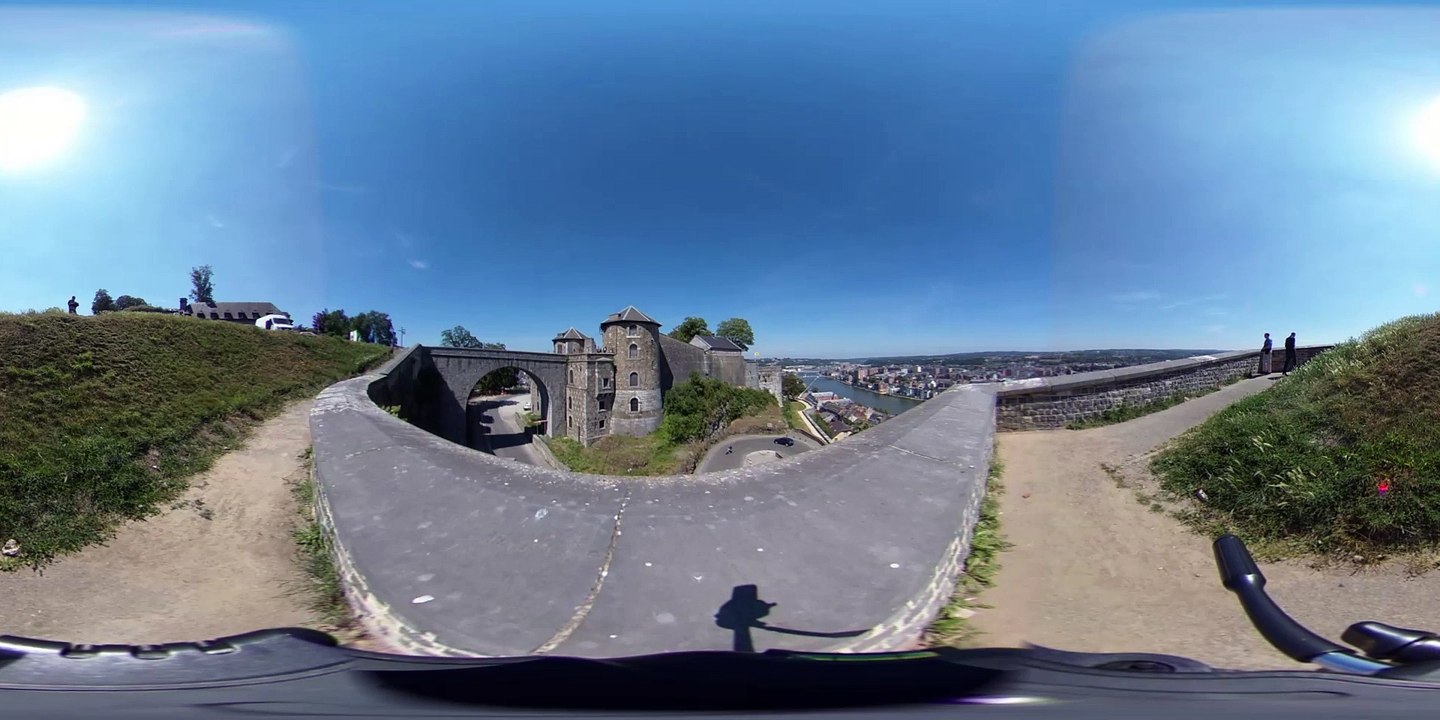 La vue depuis la Citadelle de Namur en 360 degrés