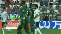 لحظة |بكاء محمد صلاح بعد الهزيمة امام منتخب السعودية في اخر مبارة لمنتخب مصر مونديال روسيا 2018