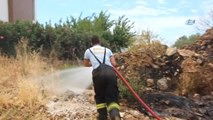 Bodrum'da Çıkan Yangın Mahalle Sakinlerini Korkuttu