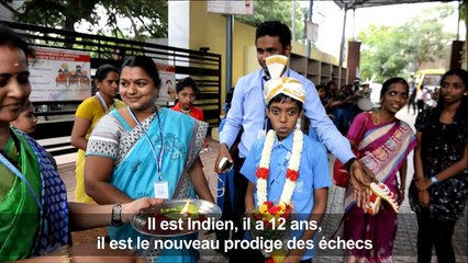 Inde: à 12 ans, il devient grand maître des échecs