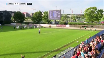 1-2 Benjamin Källman Goal Finland  Veikkausliiga - 26.06.2018 Inter Turku 1-2 FC Honka Espoo