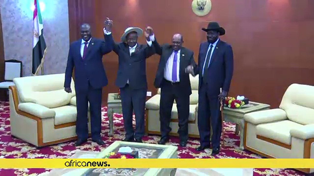South Sudan: Kiir says war must end, Machar says 'came to look for peace' in Khartoum talks