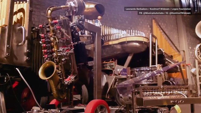 Italian Composer Creates World's Largest Robot Orchestra