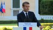Conférence de presse d'Emmanuel Macron à l'Ambassade de France près le Saint-Siège