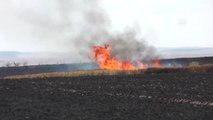 Kulu'da Buğday Tarlasında Yangın