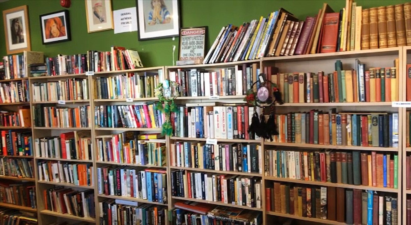 Inside Labyrinth Holistic Cafe!