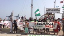 Filistin İçin Yola Çıkan 5. Özgürlük Filosu, Cadiz Limanı'na Ulaştı