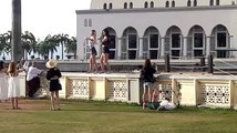 Tourists Dancing Outside Mosque Video Goes viral
