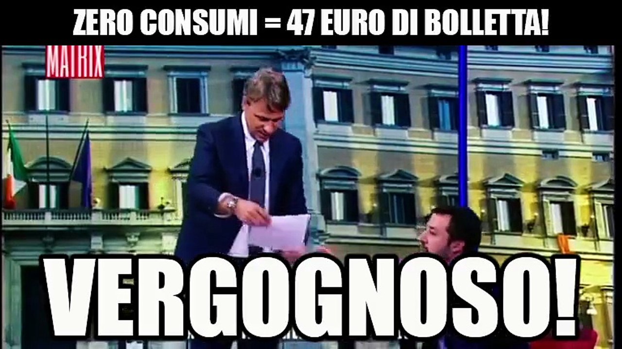 ZERO CONSUMI MA 47 EURO IN BOLLETTA❗  Non è una cosa normale!  Col governo S