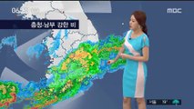 [날씨] 충청·남부 강한 비, 남부 국지성 호우 조심