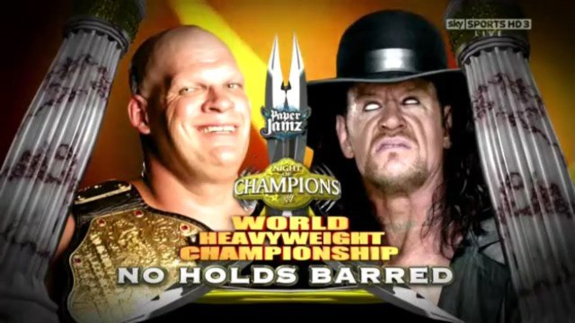 Kane Vs The Undertaker At Clash Of Champions No Holds Barred Match For The Heavyweight Championship