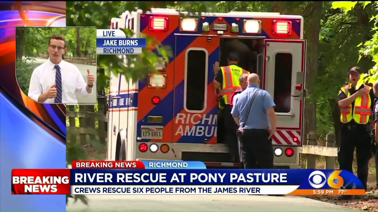 6 Tubers Rescued from Virginia River