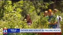 Father, Child Hiking in Utah Injured by Falling Rock