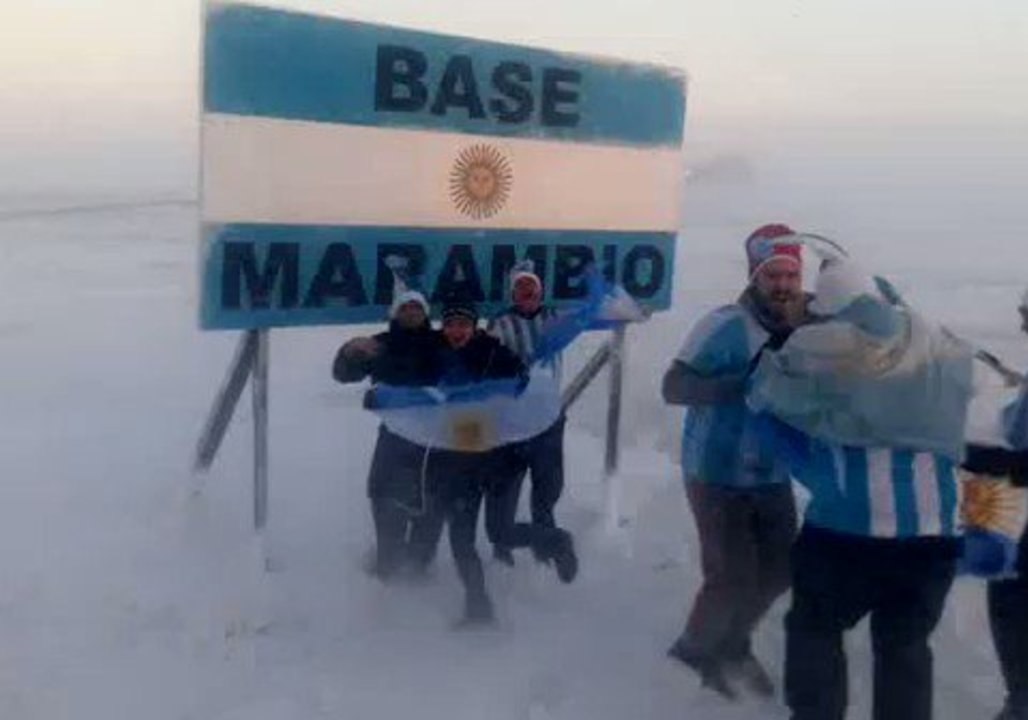 Scientists in Antarctica Celebrate Argentina Win Over Nigeria