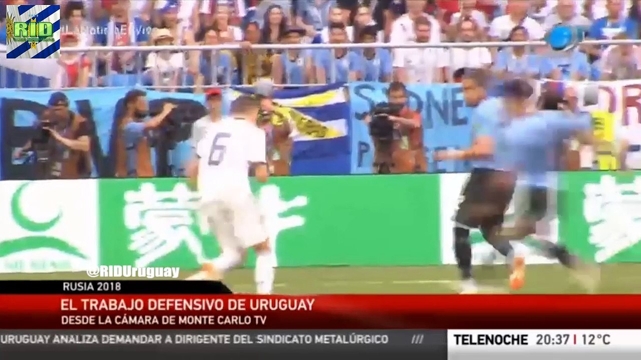 SISTEMA DEFENSIVO DE URUGUAY, INFORME CON IMÁGENES A NIVEL DE CAMPO URUGUAY vs RUSIA (26/06/18)