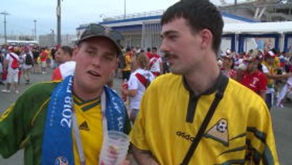 Peru and Australia fans happy despite group stage exit