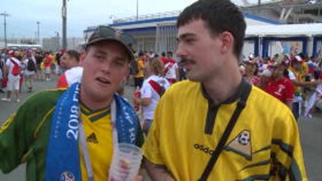 Peru and Australia fans happy despite group stage exit