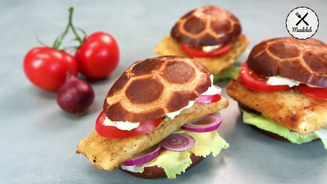Fischburger magst du nicht? Dann probier mal diese Fischstäbchen Burger aus! ZUM REZEPT