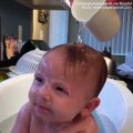 These babies relaxing in the bath is the cutest thing you’ll see today!   